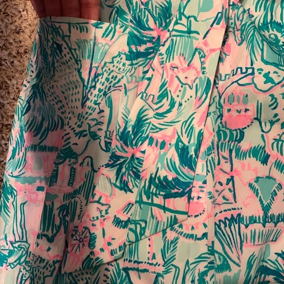 Lilly Pulitzer Lenora A Line Cotton Skirt Size 00 - Picture 13 of 15